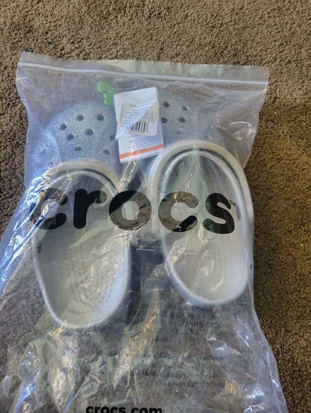 Classic  Glitter  Crocs NIBWT